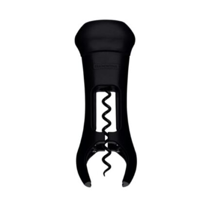 Sacacorchos con cortalacre Negro Harmoniza