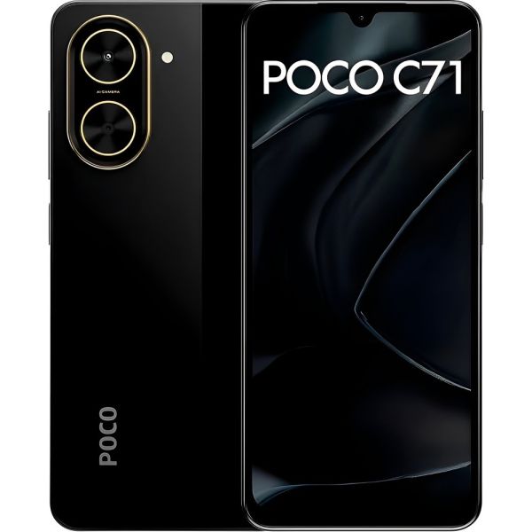 104814-8.jpg CEL XIAOMI POCO C71 6.88" DS LTE 3/64GB BLACK 15W - Imagen 1