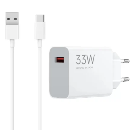 CARGADOR XIAOMI FUENTE CHARGING COMBO USB-A 33W MDY-16-EF WHITE C/CABL
